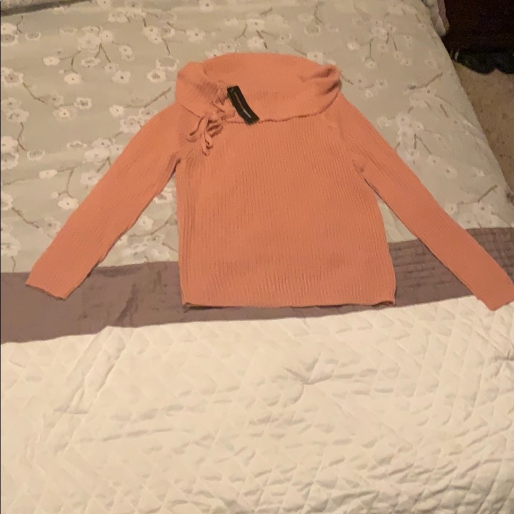 Brand new Off the shoulder Mauve sweater